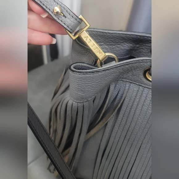 Milly Fringed leather bag - Picture 3 of 12